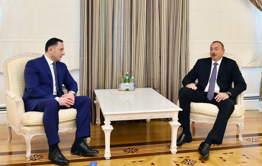 President Ilham Aliyev received head of Georgian State Security Service VIDEO