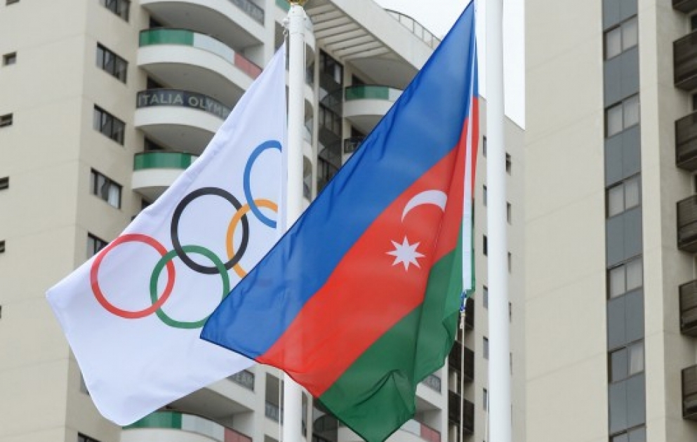 JO: le drapeau azerbaïdjanais hissé dans le Village olympique à Rio VIDEO