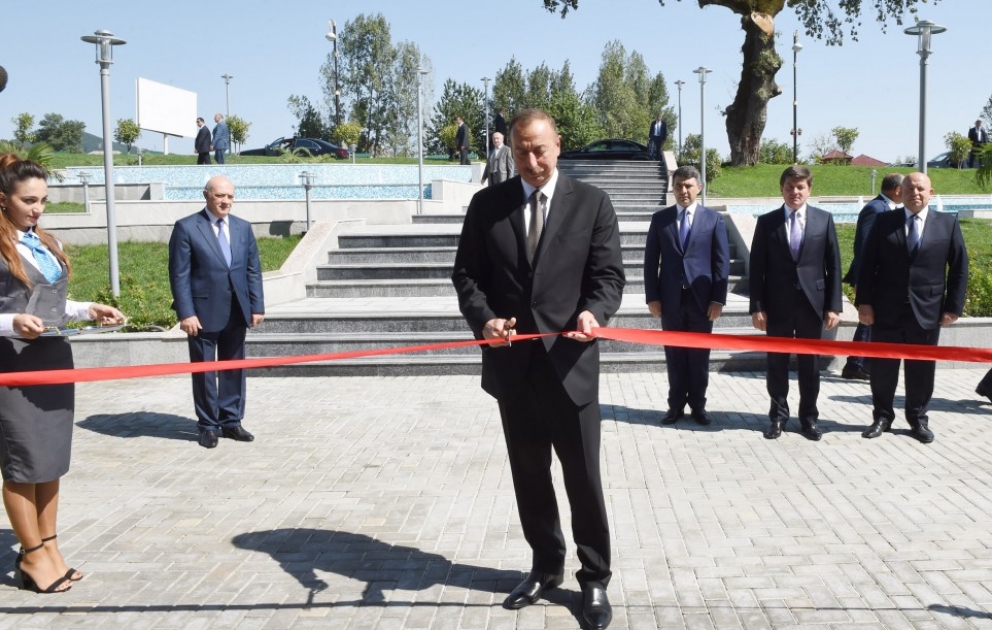 In Gabala regionales Bürgerservice “ASAN” zur Nutzung überlassen VIDEO