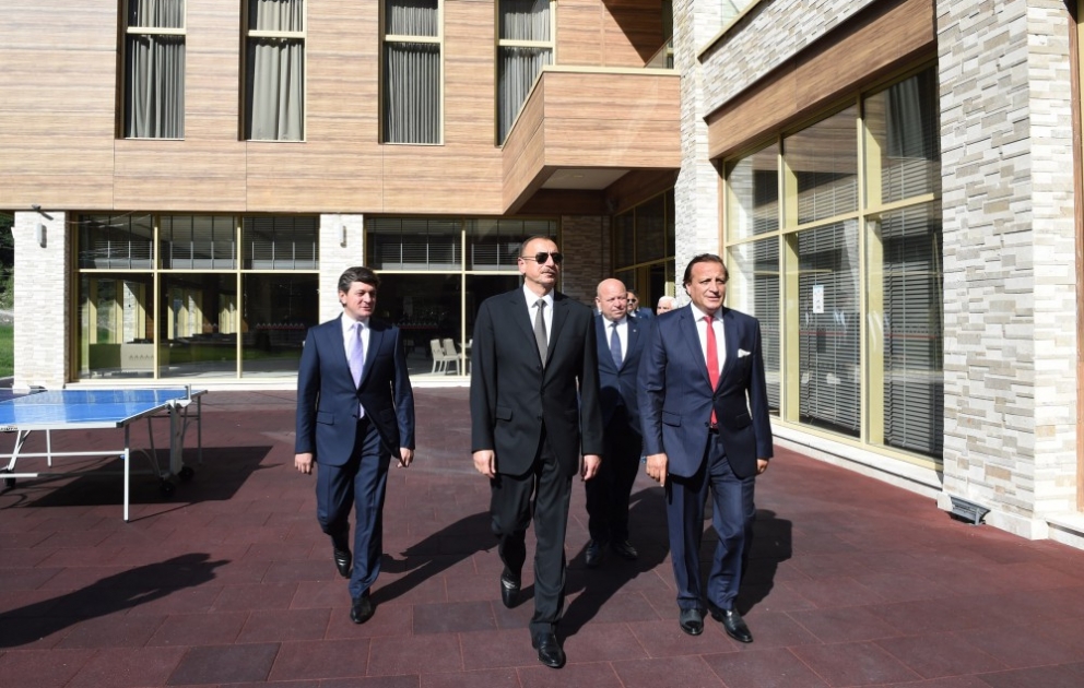 Presıdent Ilham Aliyev attended opening of “Qafqaz Tufandağ Mountain Resort” in Qabala VIDEO
