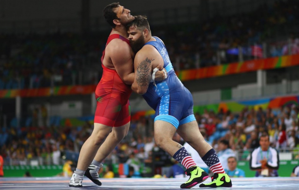 Güləşçimiz Sabah Şəriəti "Rio-2016" Yay Olimpiya Oyunlarının bürünc medalını qazanıb VİDEO