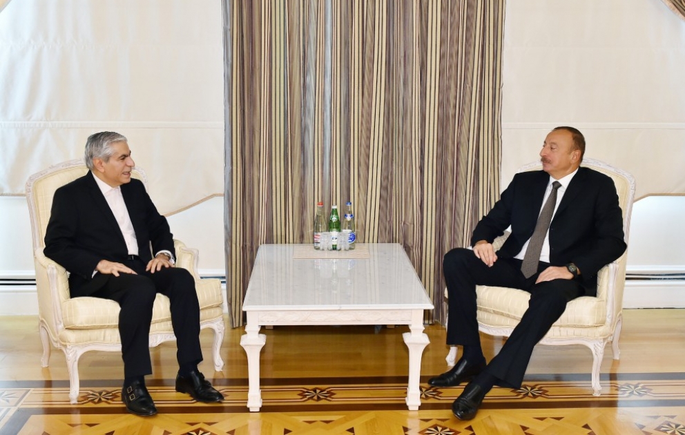 Präsident Ilham Aliyev empfängt den Generalsekretär des Forums Gas exportierender Länder VIDEO