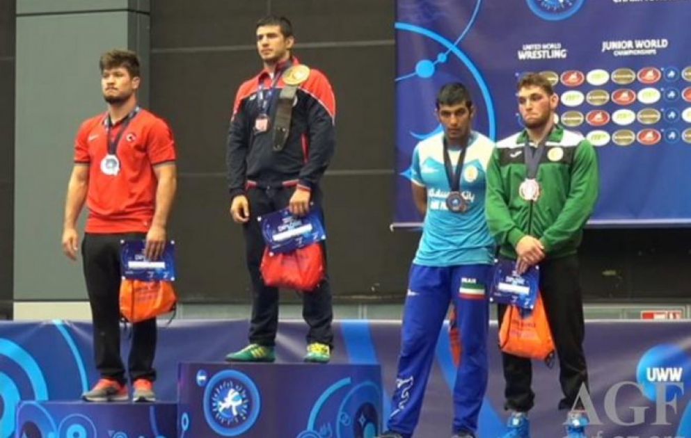 Azərbaycan güləşçisi dünya çempionatının qızıl medalını qazanıb VİDEO
