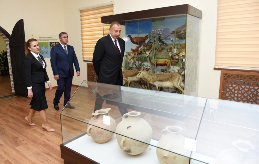 President Ilham Aliyev inaugurated Museum of History and Local Lore in Salyan VIDEO