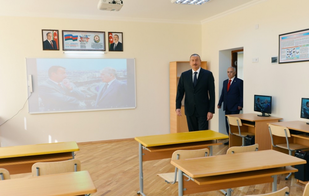 Bakıdakı 109 nömrəli məktəbin binası əsaslı təmirdən sonra istifadəyə verilib [YENİLƏNİB] VİDEO