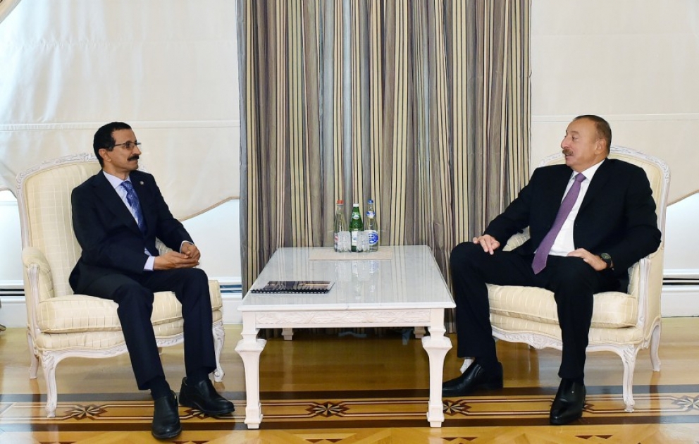 Le président Ilham Aliyev reçoit le président du groupe DP World VIDEO