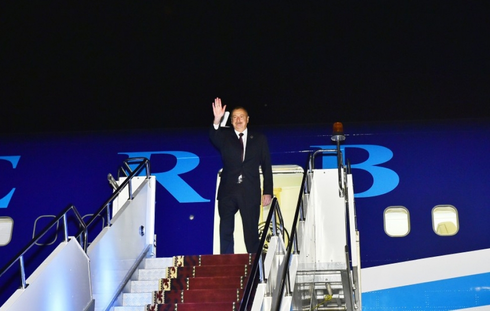 Präsident Ilham Aliyev beendet seinen Arbeitsbesuch in Bischkek VIDEO
