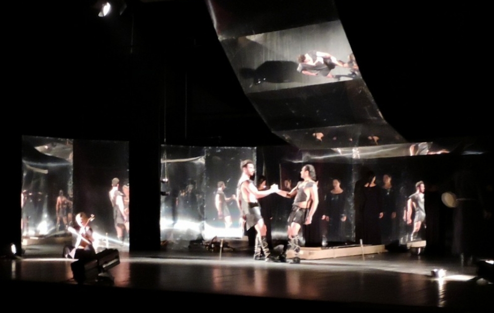 Tbilisi Dövlət Dram Teatrının Şəki festivalında çıxışı maraqla qarşılanıb VİDEO