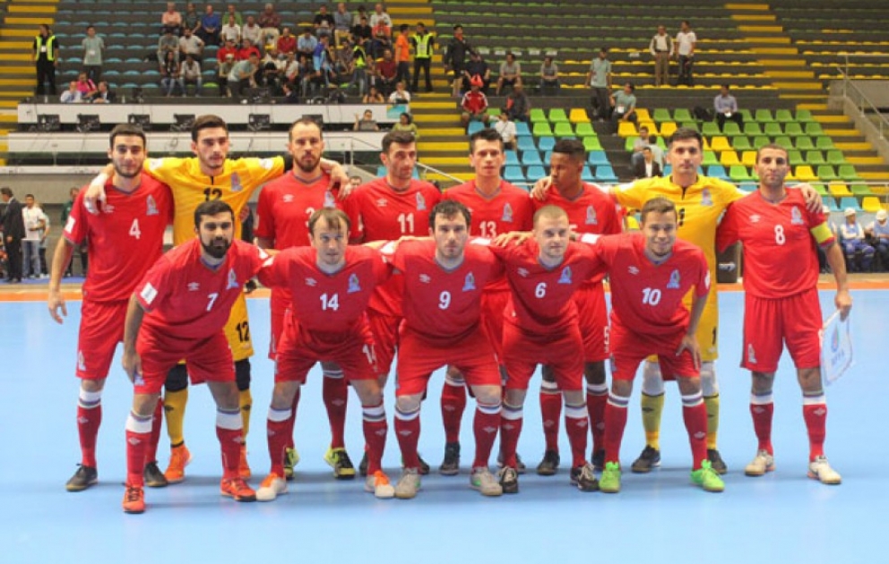 Futzal üzrə Azərbaycan millisi dünya çempionatının play-off mərhələsinə yüksəlib ВИДЕО