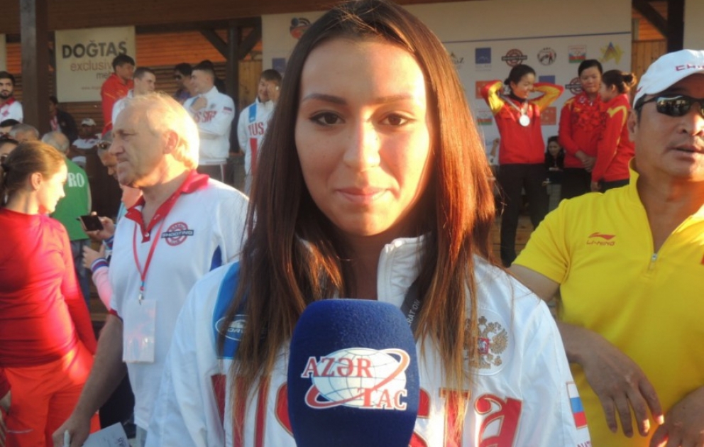 Alina Fazlyanova: Qəbələdəki atıcılıq mərkəzi dünyada çox az sayda olan müasir komplekslərdən biridir VİDEO