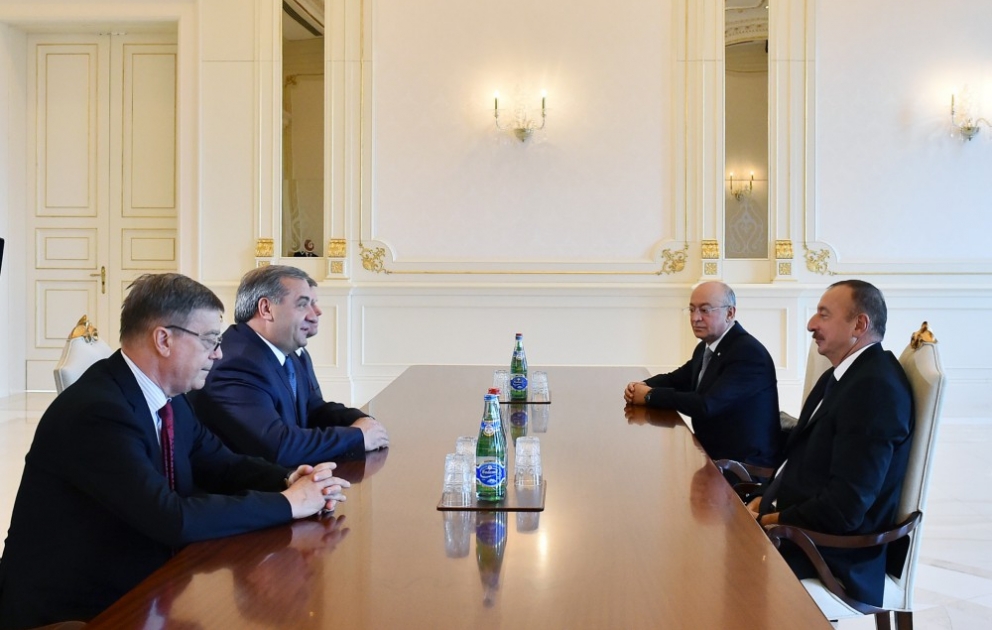 President Ilham Aliyev received delegation led by Russian Emergencies Minister VIDEO