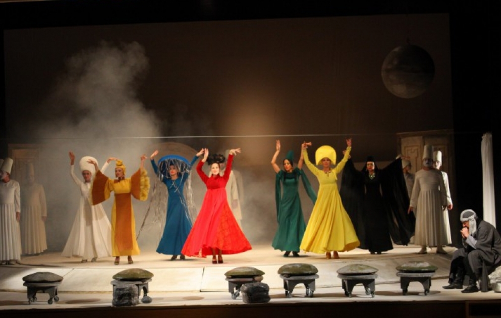 Beynəlxalq Teatr Festivalında Nizami Gəncəvinin “Yeddi gözəl” əsəri oynanılıb VİDEO
