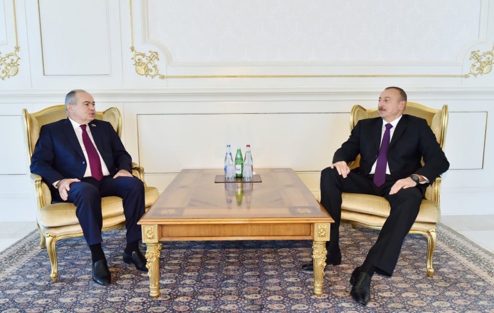 President Ilham Aliyev received Deputy Chairman of Council of Federation of Russian Federal Assembly VIDEO