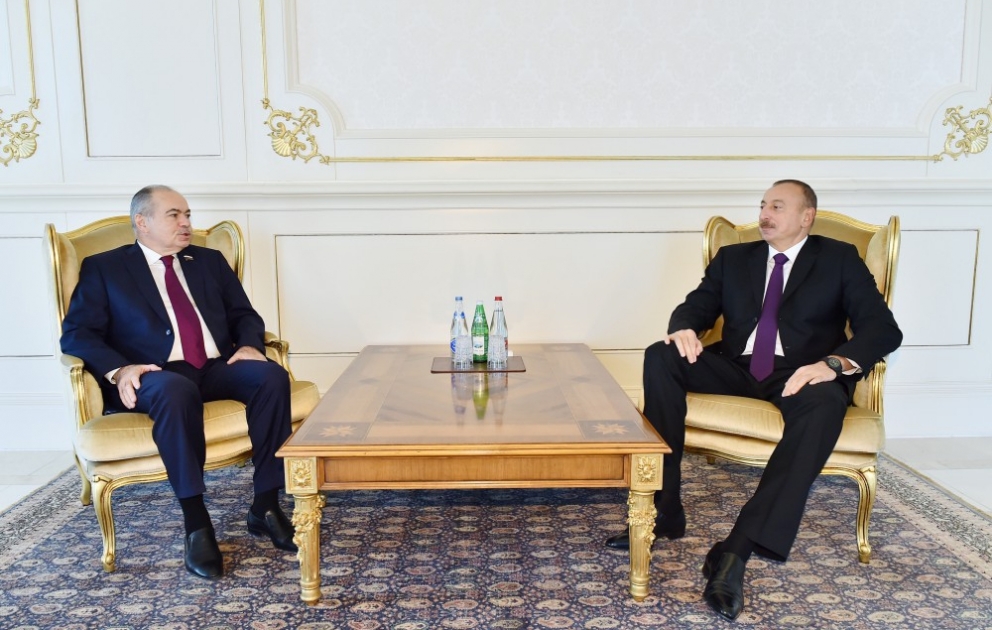 Entretien du président Ilham Aliyev avec le vice-président du Conseil de la Fédération de Russie VIDEO