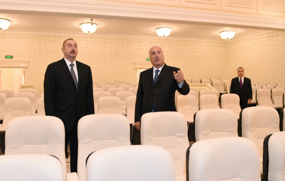 President Ilham Aliyev viewed Sumgayit State Drama Theatre VIDEO