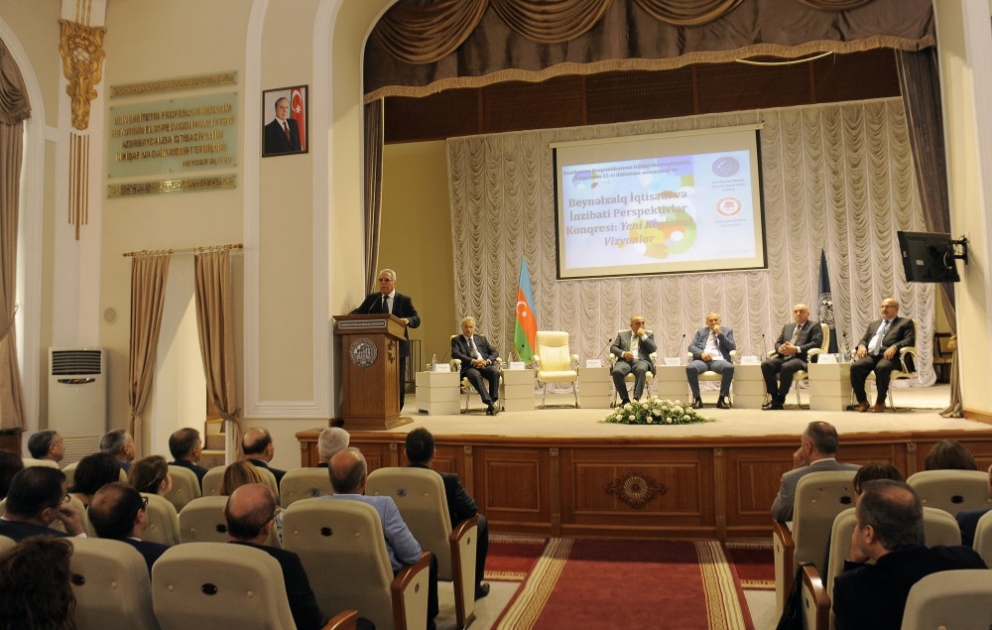 Bakıda “Beynəlxalq iqtisadi və inzibati perspektivlər: yeni regional vizyonlar” mövzusunda konfrans öz işinə başlayıb VİDEO