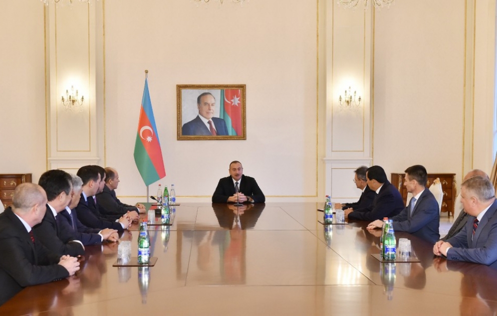President Ilham Aliyev received participants of meeting of Council of Heads of CIS Security and Intelligence Agencies VIDEO