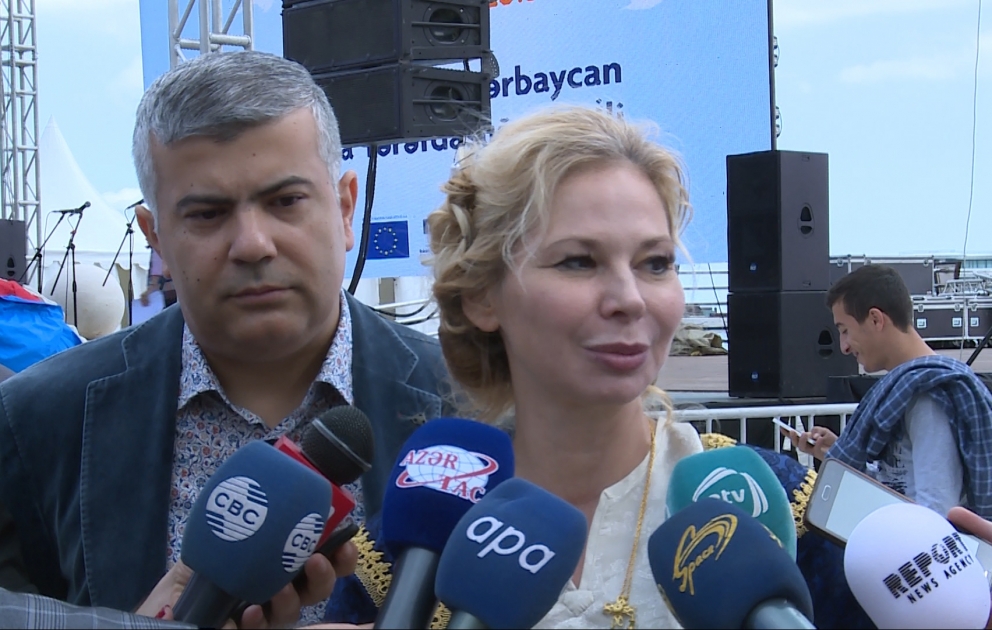Malena Mard: Azərbaycan ilə münasibətlərimizi möhkəmləndirmək istəyirik VİDEO