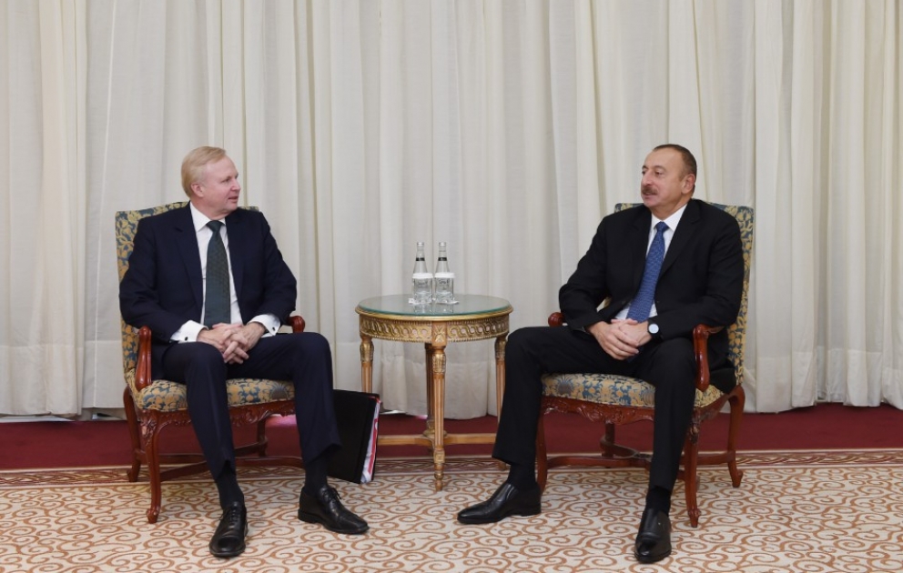 President Ilham Aliyev met with BP Chief Executive Officer in Istanbul VIDEO