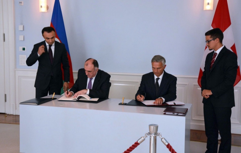 Azerbaijan Switzerland sign agreement on visa facilitation VIDEO