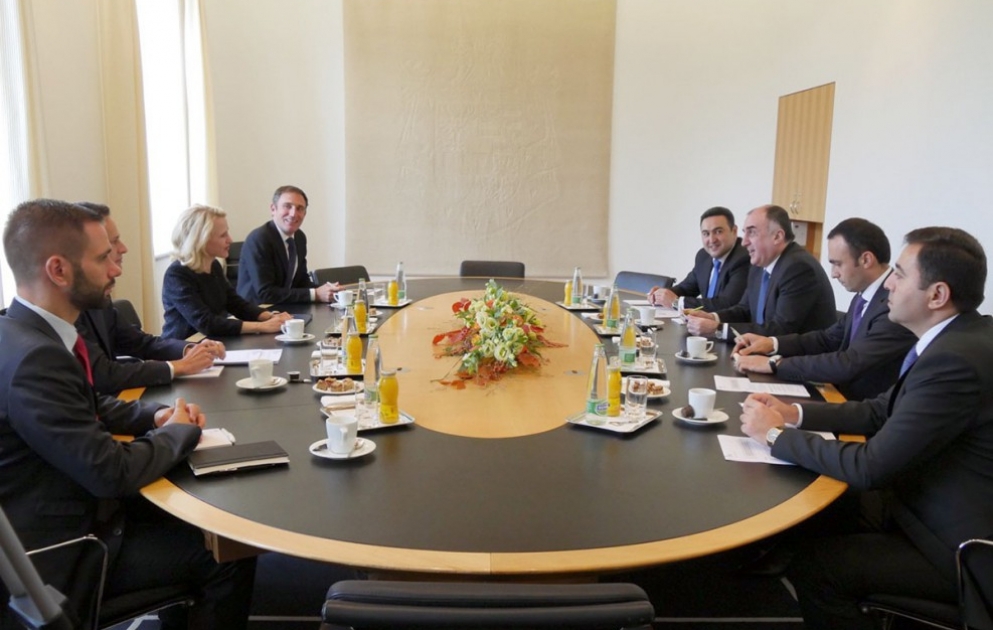Azerbaijani FM meets Liechtensteinerin counterpart VIDEO