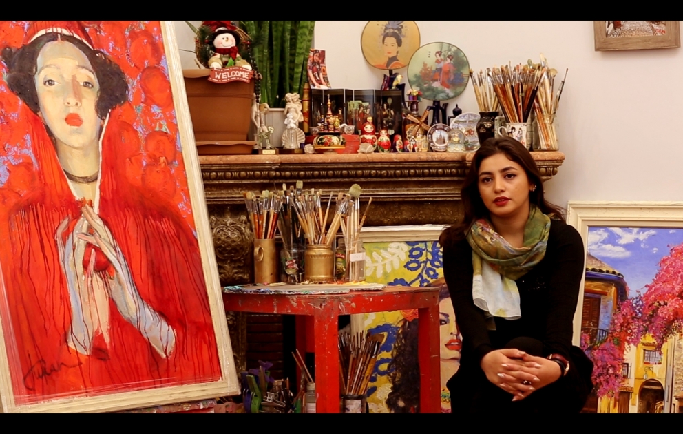 Azərbaycanlı rəssam tələbələri ilə Fransada "Art Shopping" festivalında iştirak edəcək VİDEO