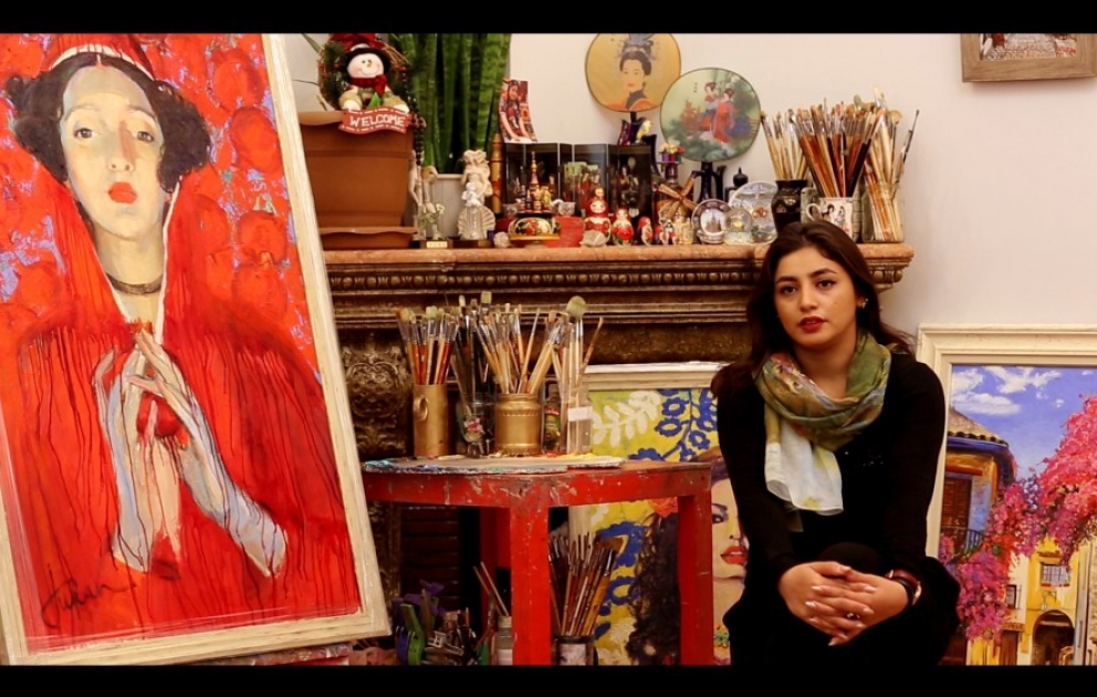 Azerbaijani artists join "Art Shopping" festival in France VIDEO