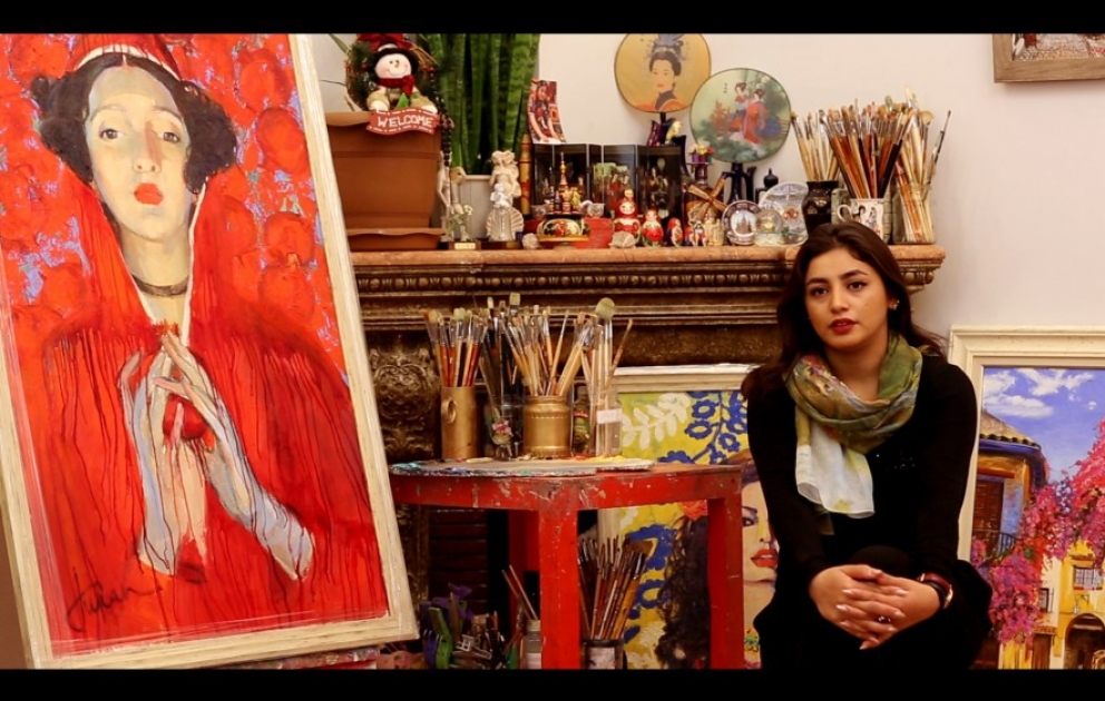 Aserbaidschanische Künstlerin nimmt am Festival Art Shopping in Frankreich teil VIDEO