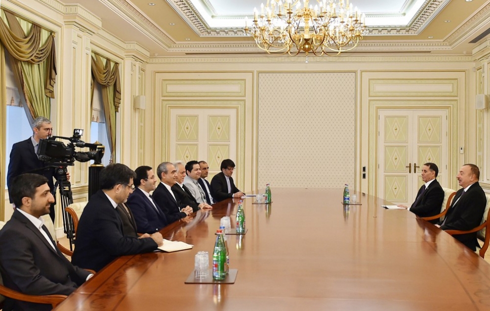 Le président azerbaïdjanais reçoit une délégation iranienne menée par le wali d’Ardabil [ mis à jour] VIDEO