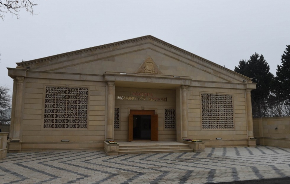 President Ilham Aliyev viewed Aghstafa Cultural Center after renovation VIDEO