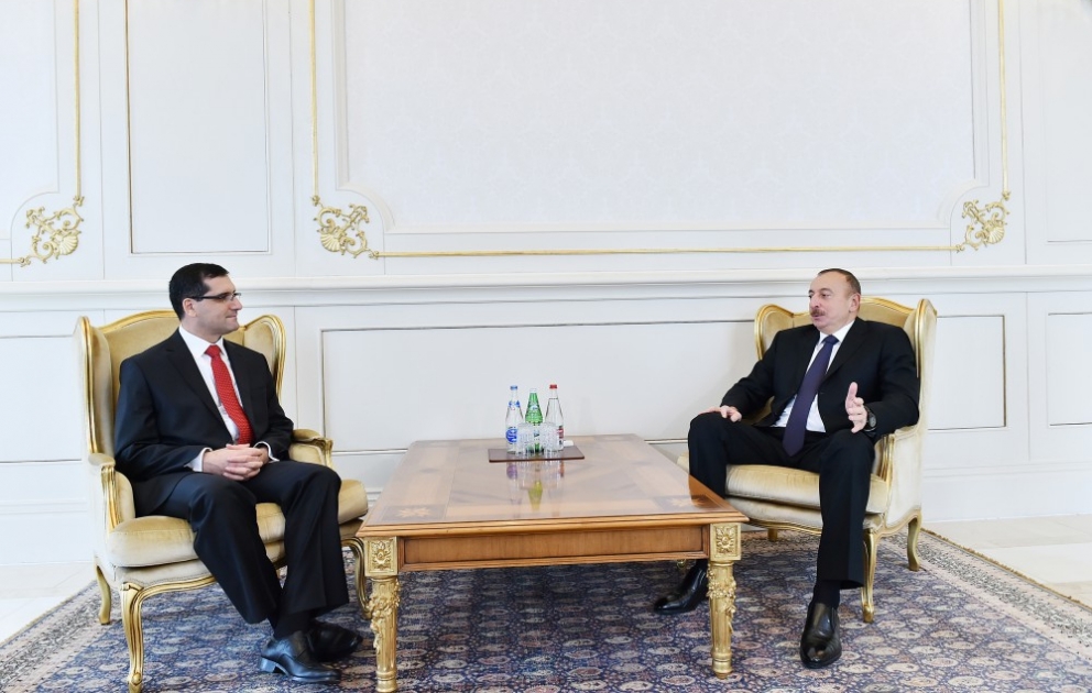 Präsident Ilham Aliyev nimmt Beglaubigungsschreiben des neu ernannten Botschafters der Türkei in Aserbaidschan entgegen VIDEO