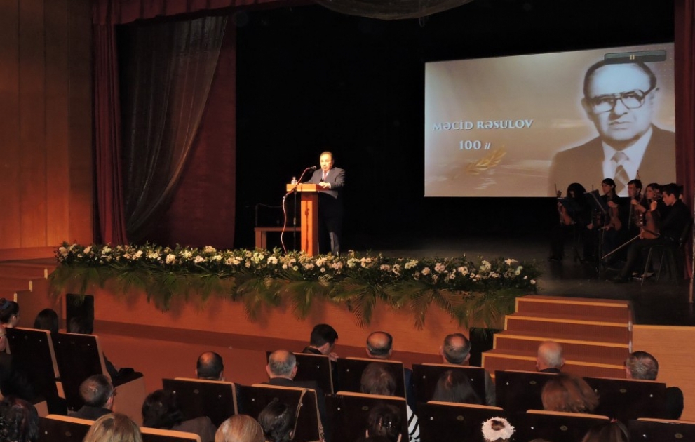 Şəkidə akademik, Əməkdar Elm Xadimi Məcid Rəsulovun 100 illiyi qeyd olunub VİDEO