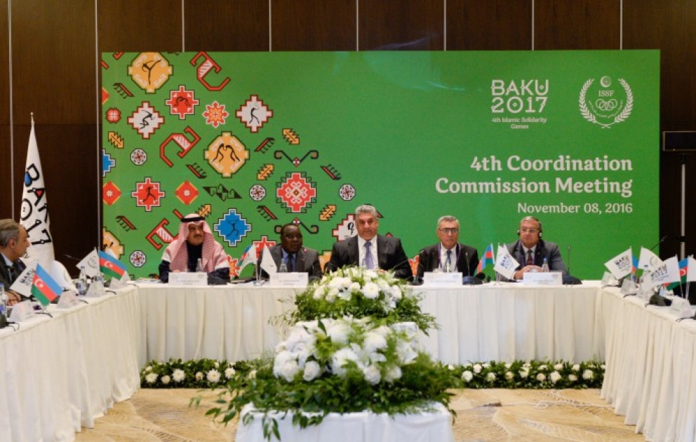 Vierte Sitzung der Koordinierungskommission der IV. Islamischen Spiele der Solidarität in Baku VIDEO