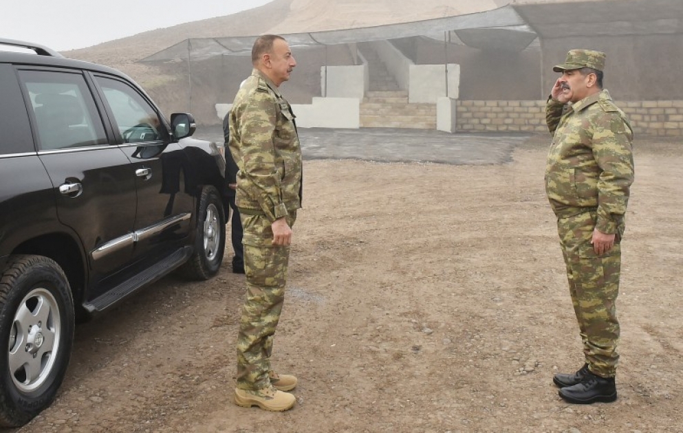 President Ilham Aliyev viewed operational conditions in frontline command control center VIDEO