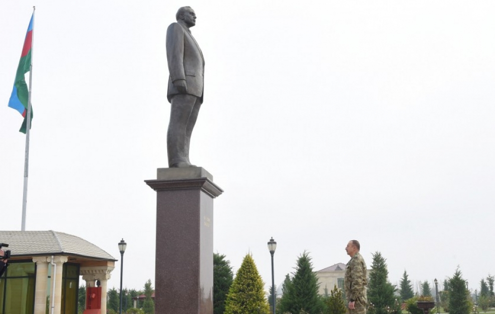 Präsident Ilham Aliyev im Rayon Füzuli VIDEO
