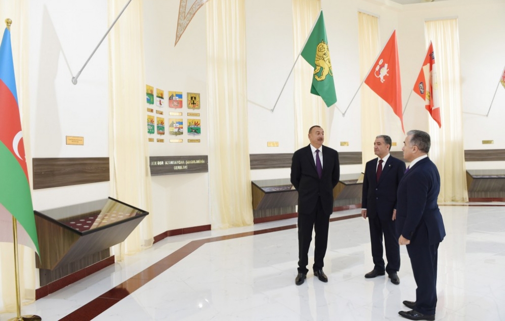 President Ilham Aliyev inaugurated Flag Museum in Beylagan VIDEO
