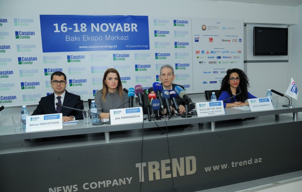 “Caspian Ecology 2016” Beynəlxalq sərgisində 14 ölkədən 62 şirkət iştirak edəcək VİDEO