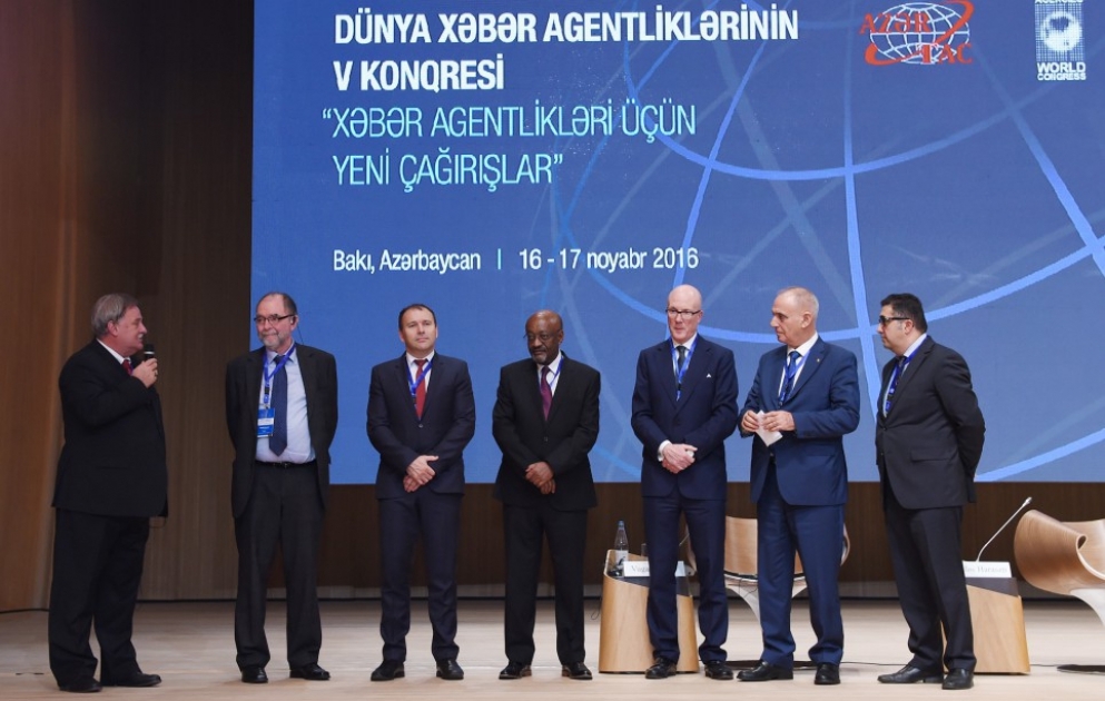 Dünya Xəbər Agentliklərinin Bakı Konqresi işini başa çatdırıb AZƏRTAC noyabrın 17-dən Dünya Xəbər Agentlikləri Konqresinə sədrliyə başlayıb VİDEO