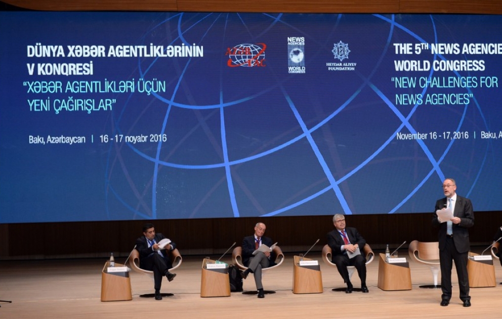 Protecting journalists’ mission discussed at 5th session of Baku Congress VIDEO