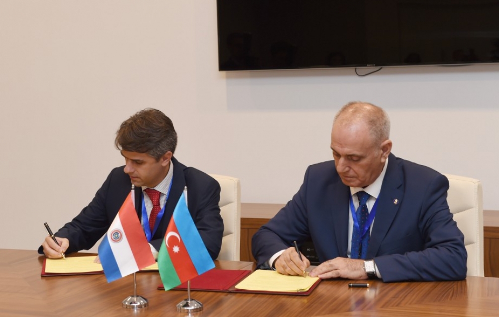 AZERTAC signs agreements with Spanish, Paraguayan and Bahraini news agencies VIDEO