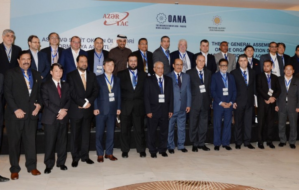 Asiya və Sakit Okean Ölkələri İnformasiya Agentlikləri Təşkilatının XVI Baş Assambleyası işini başa çatdırıb AZƏRTAC noyabrın 18-dən 2016-2019-cu illərdə OANA-da sədrliyə başlayıb [YENİLƏNİB-3] VİDEO