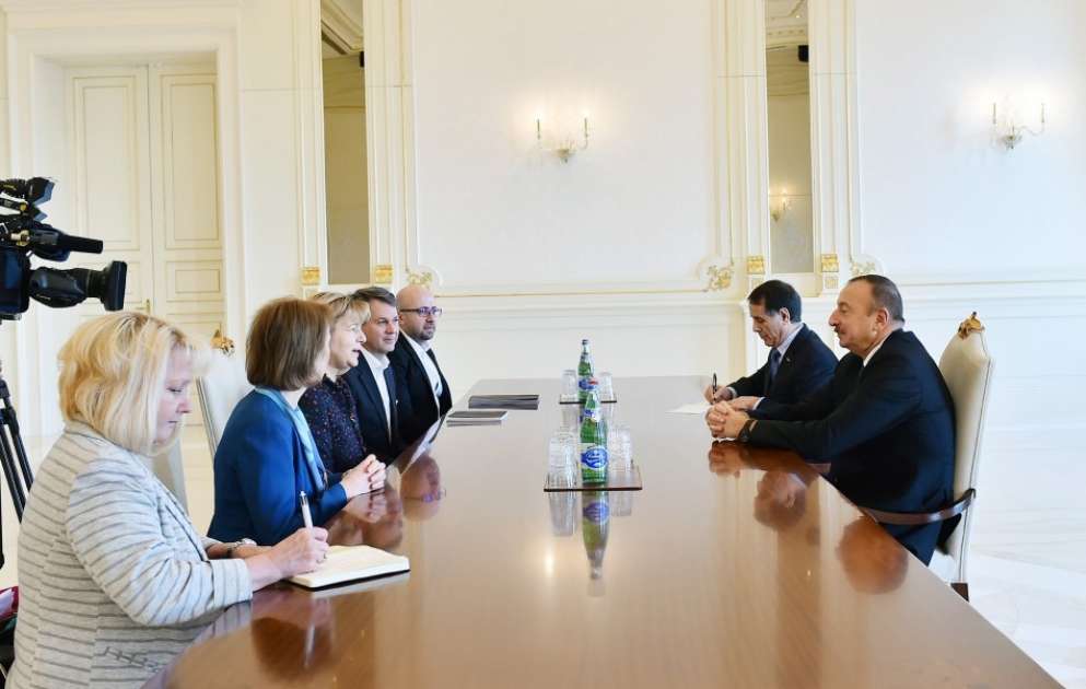 President Ilham Aliyev received delegation led by British Prime Ministerial Trade Envoy for Azerbaijan VIDEO