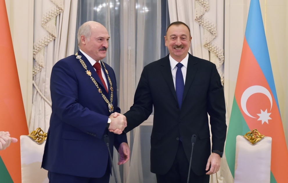 Президенту Беларуси Александру Лукашенко вручен орден «Гейдар Алиев» [ОБНОВЛЕНО] ВИДЕО