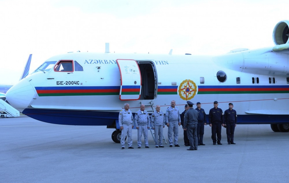 Azerbaijani fire-fighting team returns from Haifa mission VIDEO