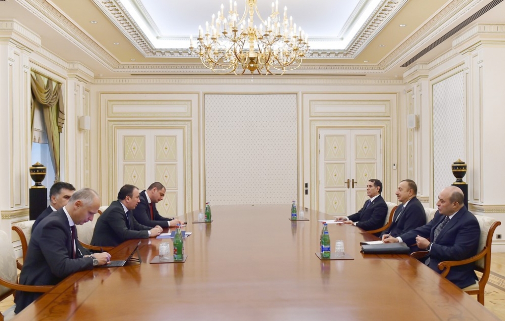 Präsident Ilham Aliyev empfängt eine Delegation um Außenminister von Bosnien-Herzegowina VIDEO
