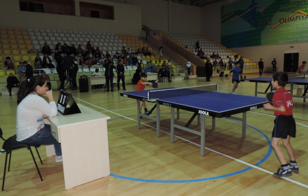Tennis yarışlarının final mərhələsində 100-ə yaxın idmançı iştirak edir VİDEO
