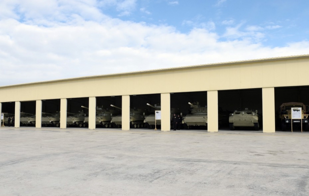 President Ilham Aliyev opened military unit in Tartar VIDEO