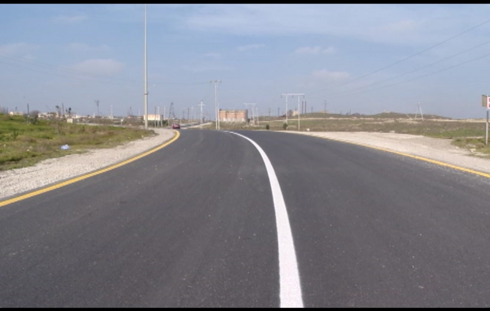 Zığ-Əmircan-Yeni Suraxanı yolunun bir hissəsinin yenidən qurulması işləri yekunlaşıb VİDEO