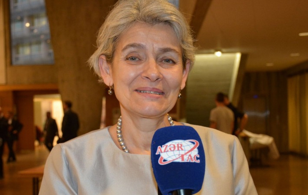 İrina Bokova: “Bakı prosesi” UNESCO üçün mayak rolunu oynayır VİDEO