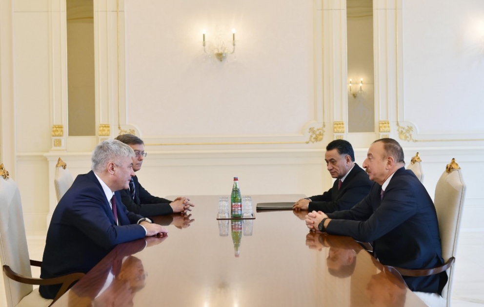President Ilham Aliyev received Russian Minister of Internal Affairs VIDEO